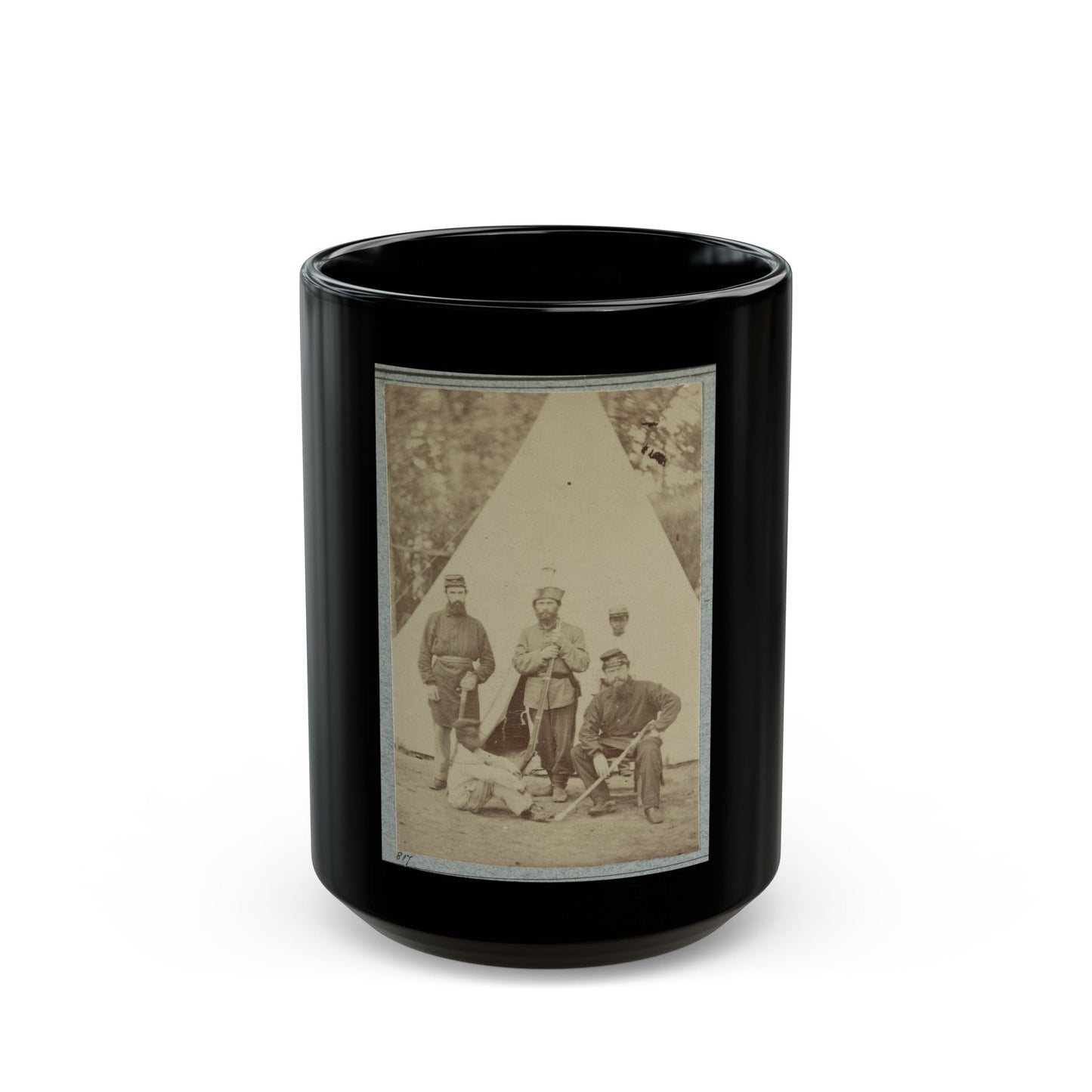 2d Rhode Island Infantry 024 (U.S. Civil War) Black Coffee Mug-15oz-The Sticker Space