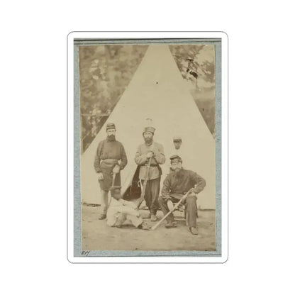 2D Rhode Island Infantry 024 (U.S. Civil War) STICKER Vinyl Kiss-Cut Decal 6 Inch White - The Sticker Space