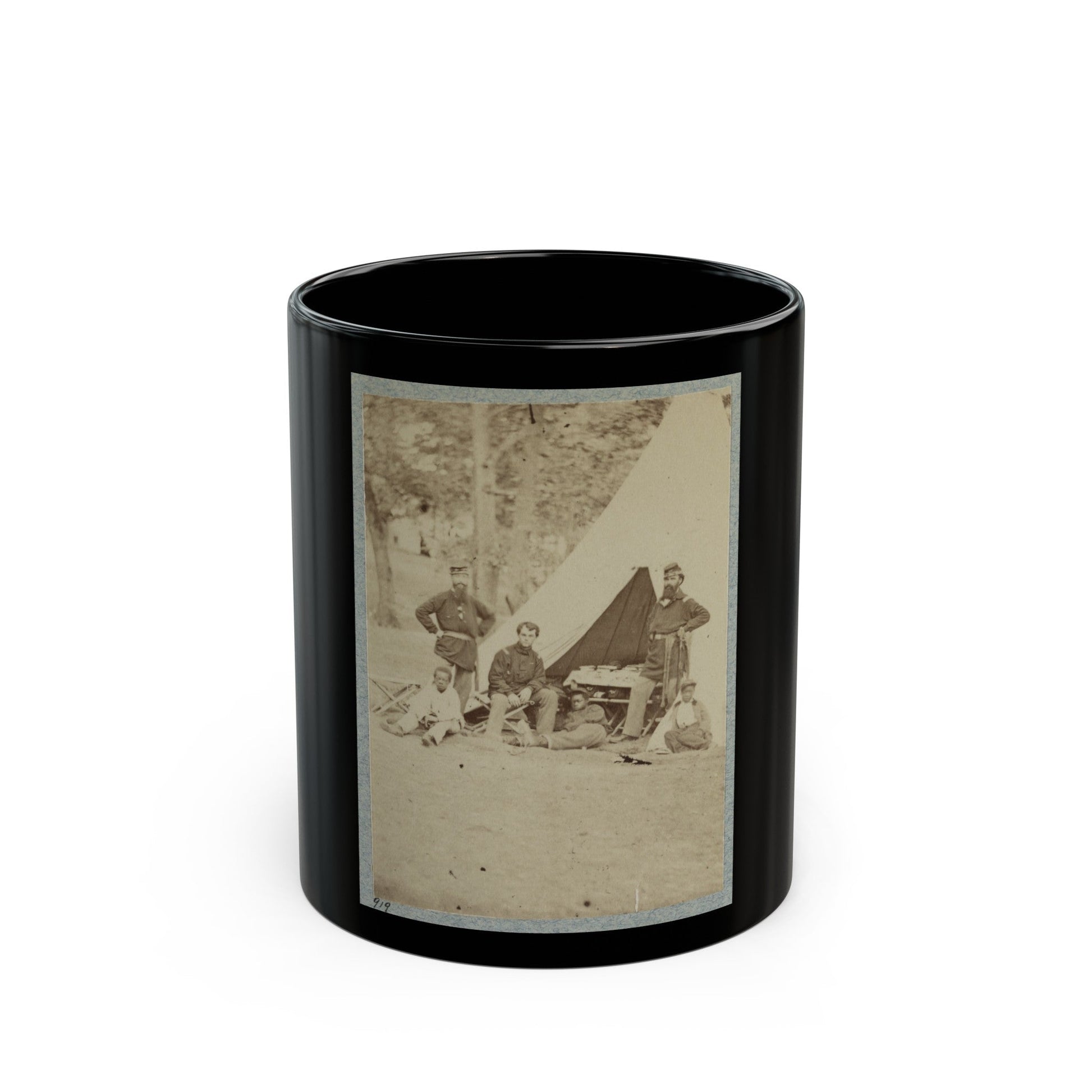 2d Rhode Island Infantry 025 (U.S. Civil War) Black Coffee Mug-11oz-The Sticker Space