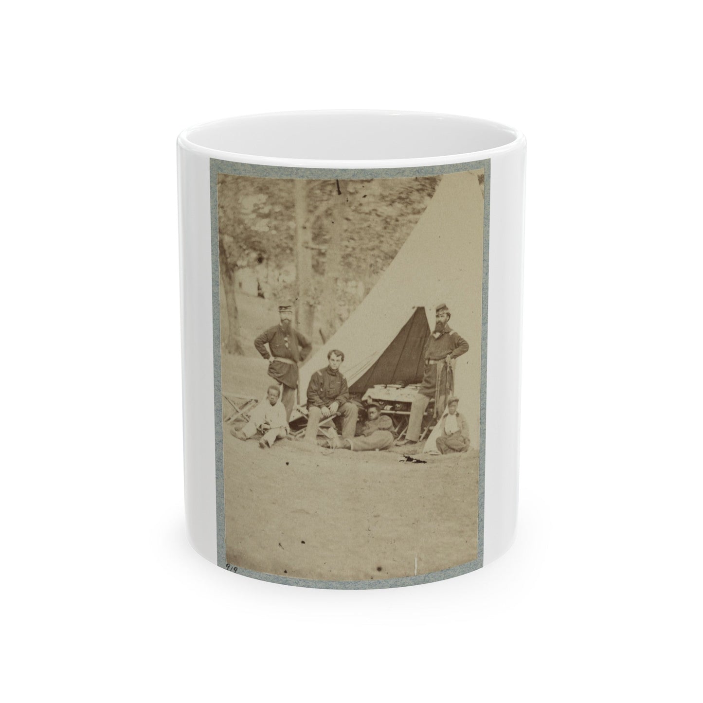 2d Rhode Island Infantry 025 (U.S. Civil War) White Coffee Mug-11oz-The Sticker Space