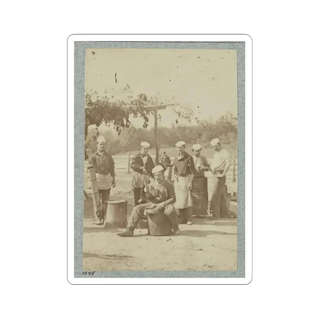 2D Rhode Island Infantry 026 (U.S. Civil War) STICKER Vinyl Kiss-Cut Decal 4 Inch White - The Sticker Space