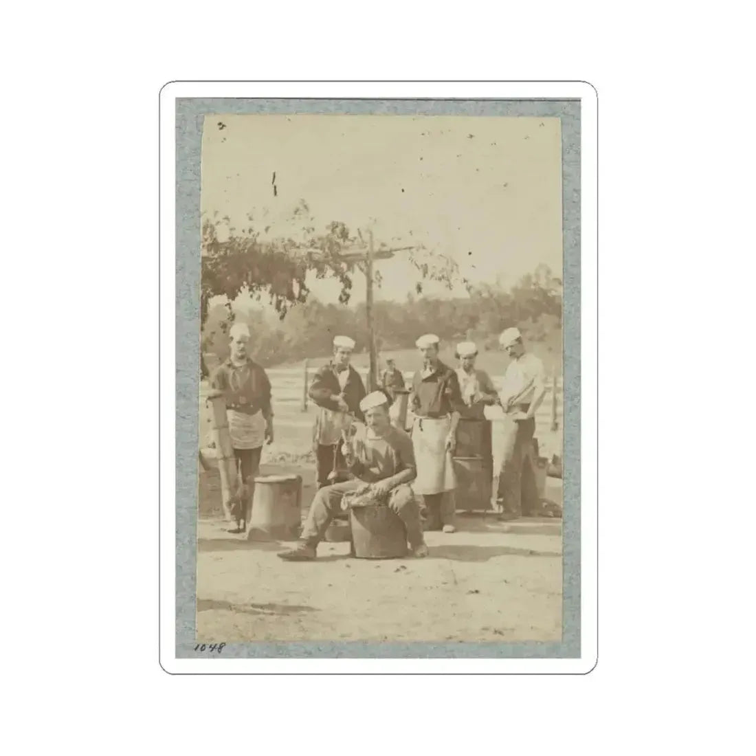 2D Rhode Island Infantry 026 (U.S. Civil War) STICKER Vinyl Kiss-Cut Decal 6 Inch White - The Sticker Space