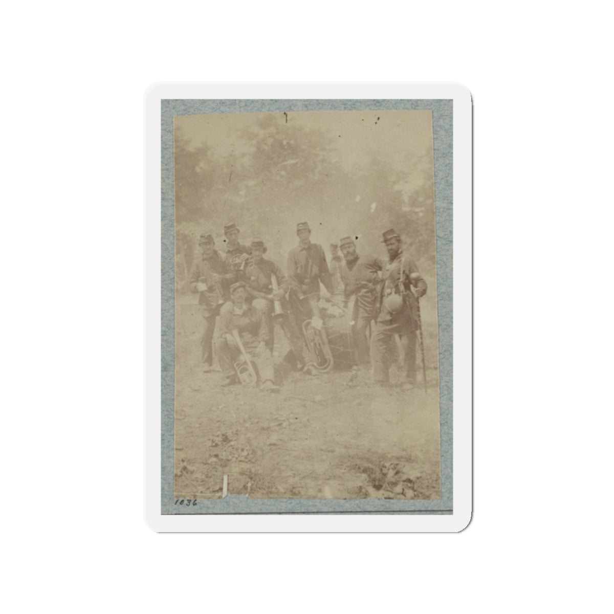 2d Rhode Island Infantry 027 (U.S. Civil War) Refrigerator Magnet-2" x 2"-The Sticker Space