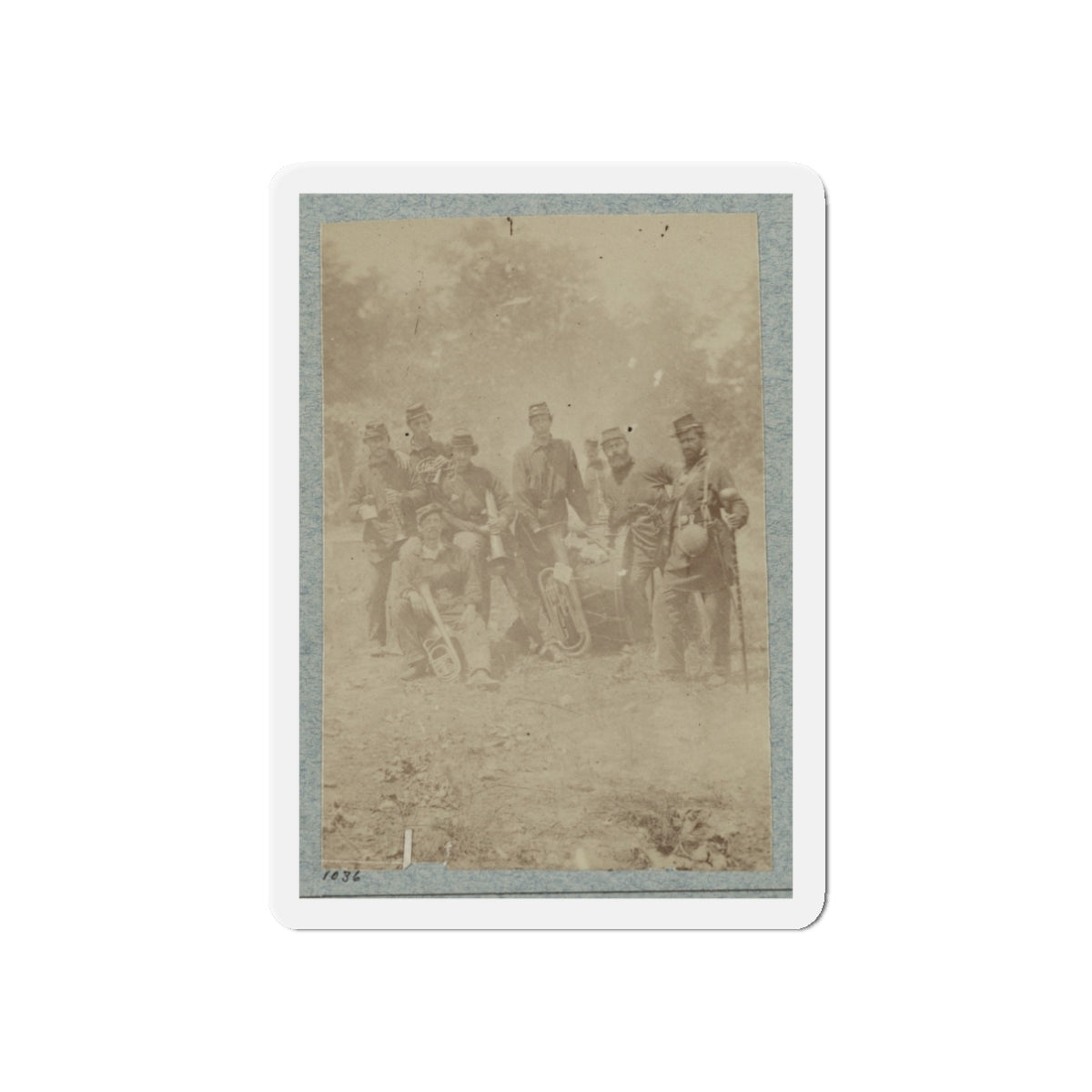 2d Rhode Island Infantry 027 (U.S. Civil War) Refrigerator Magnet-3" x 3"-The Sticker Space