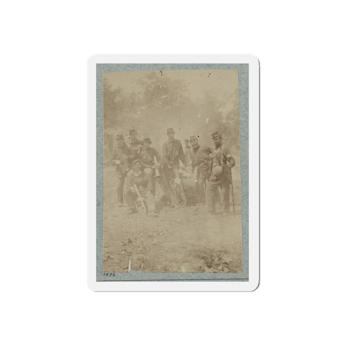 2d Rhode Island Infantry 027 (U.S. Civil War) Refrigerator Magnet-4" x 4"-The Sticker Space