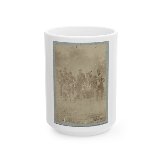 2d Rhode Island Infantry 027 (U.S. Civil War) White Coffee Mug-15oz-The Sticker Space