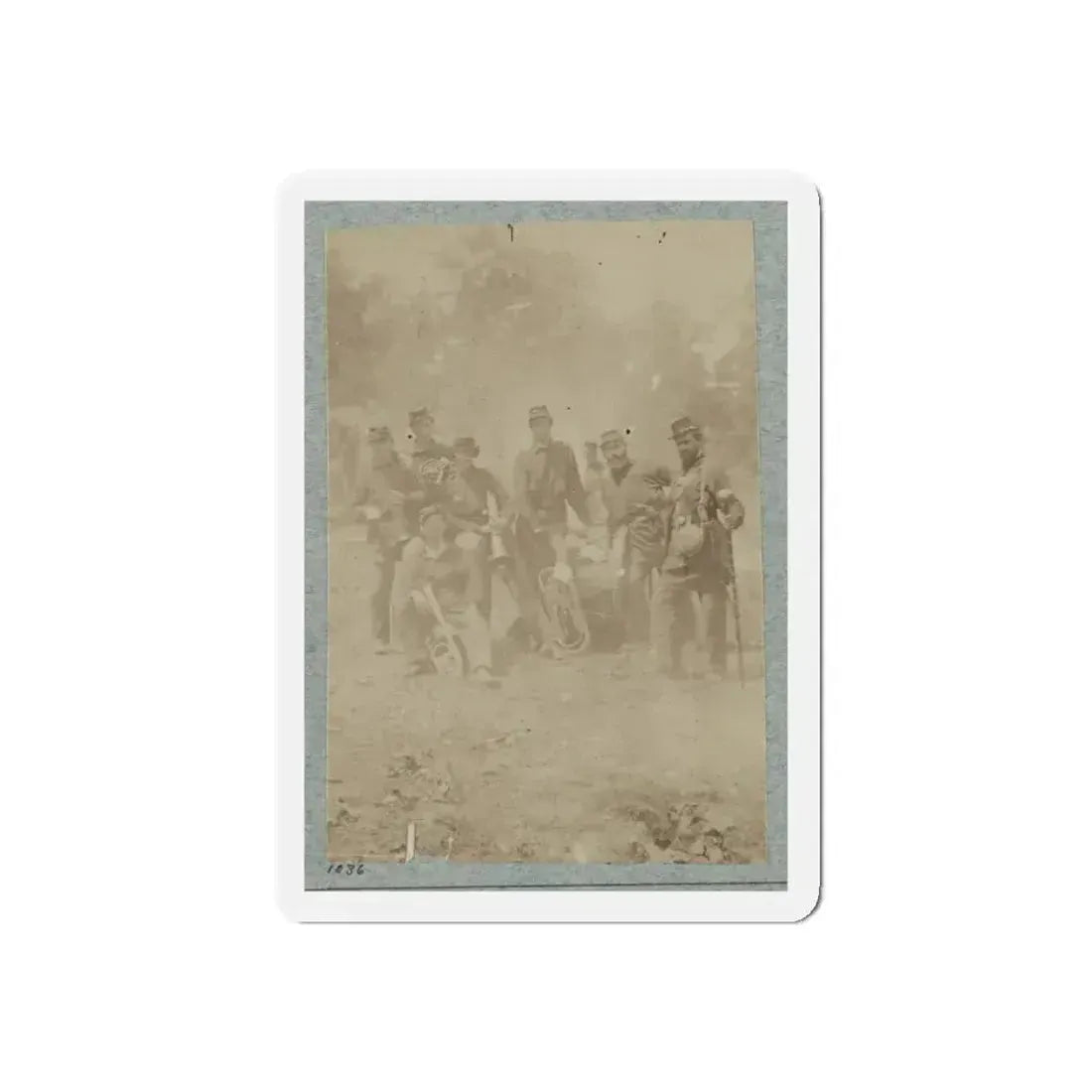 2d Rhode Island Infantry 027 (U.S. Civil War) Refrigerator Magnet 4 Inch Die-Cut - The Sticker Space