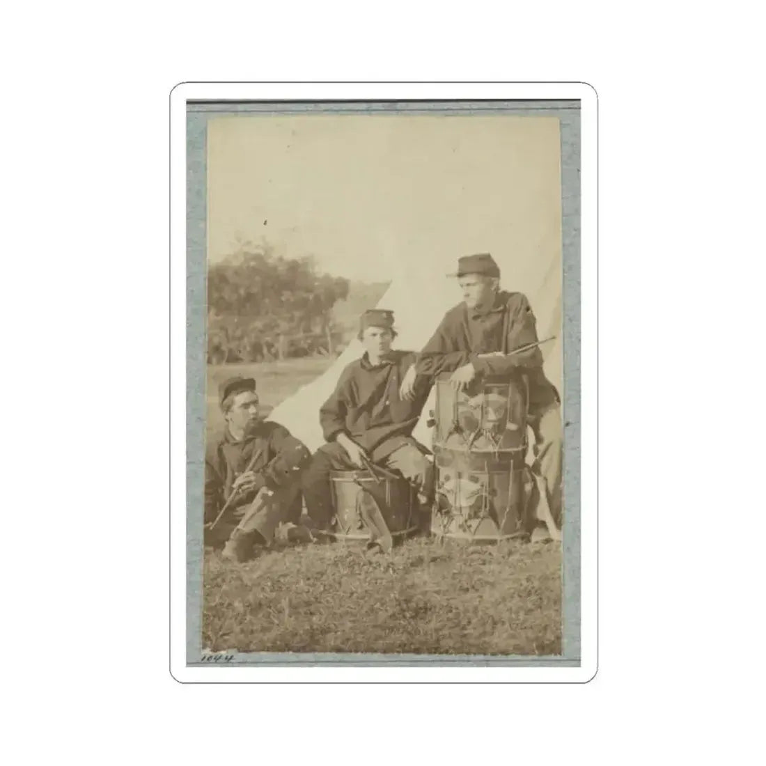 2D Rhode Island Infantry 028 (U.S. Civil War) STICKER Vinyl Kiss-Cut Decal 2 Inch White - The Sticker Space