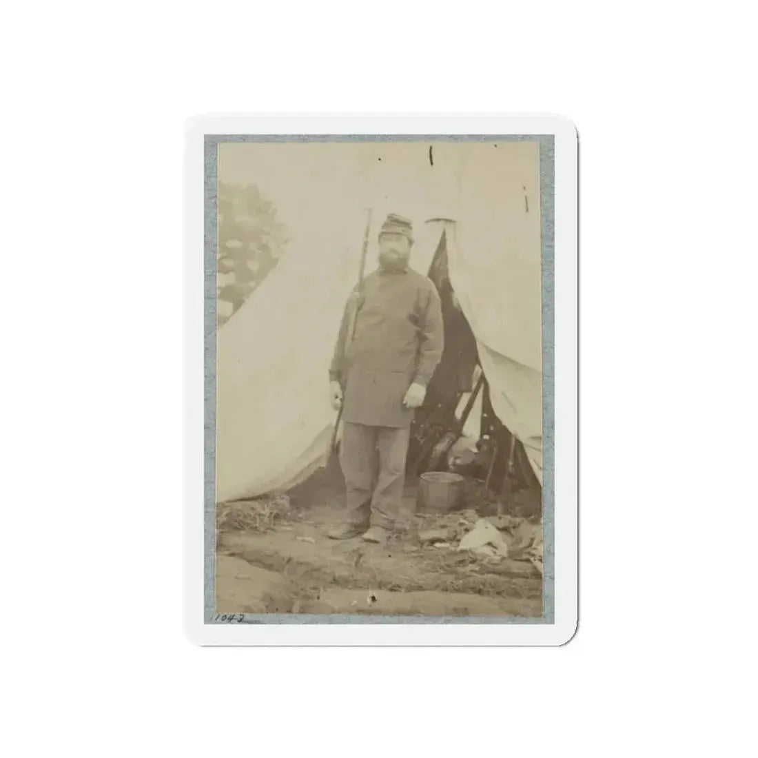 2d Rhode Island Infantry 034 (U.S. Civil War) Refrigerator Magnet 3 Inch Die-Cut - The Sticker Space