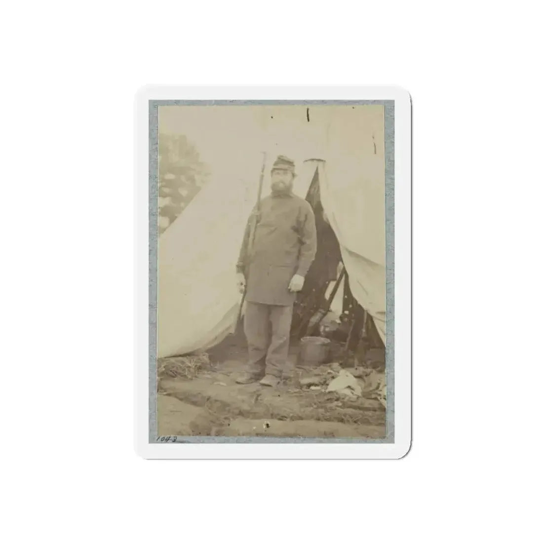 2d Rhode Island Infantry 034 (U.S. Civil War) Refrigerator Magnet 4 Inch Die-Cut - The Sticker Space