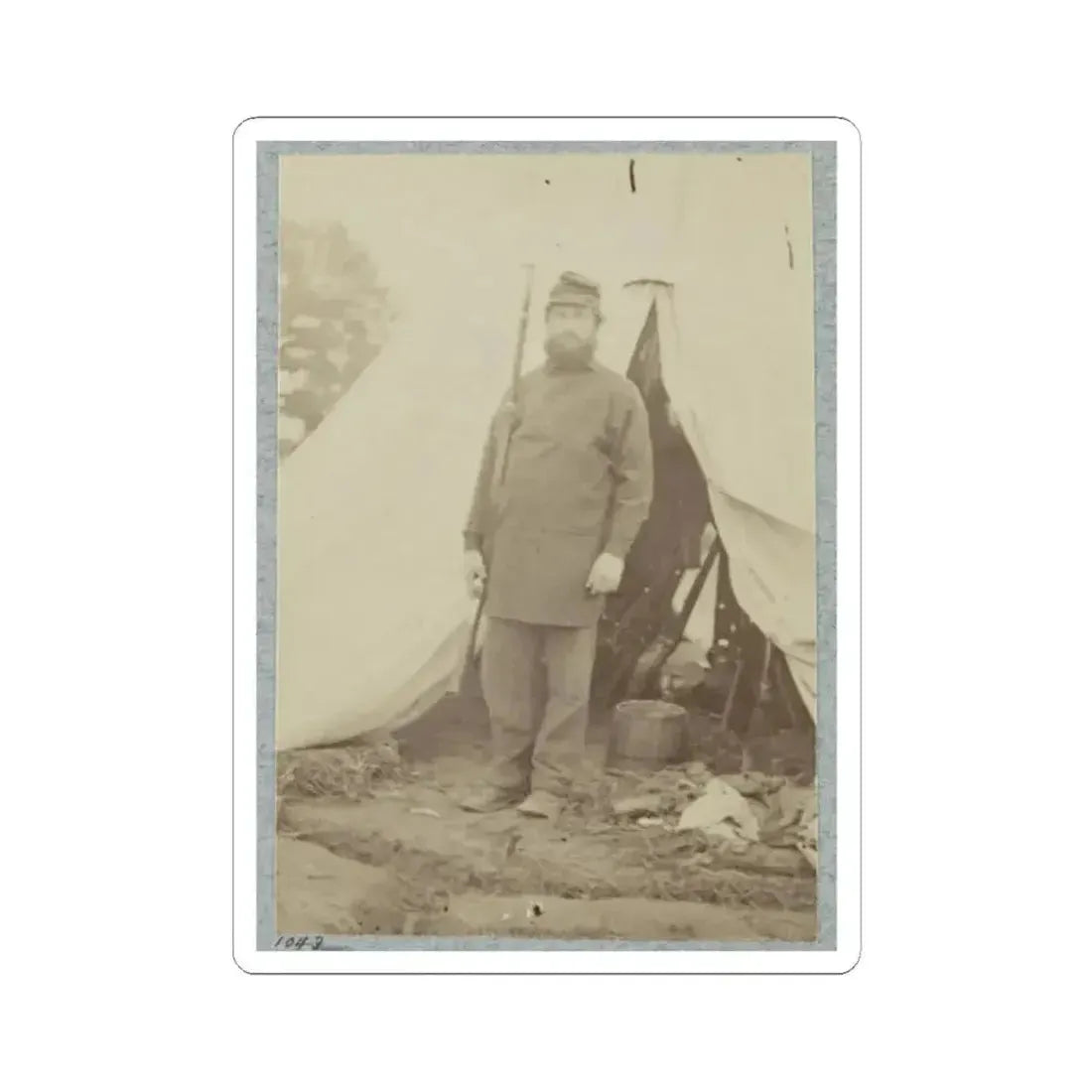 2D Rhode Island Infantry 034 (U.S. Civil War) STICKER Vinyl Kiss-Cut Decal 2 Inch White - The Sticker Space