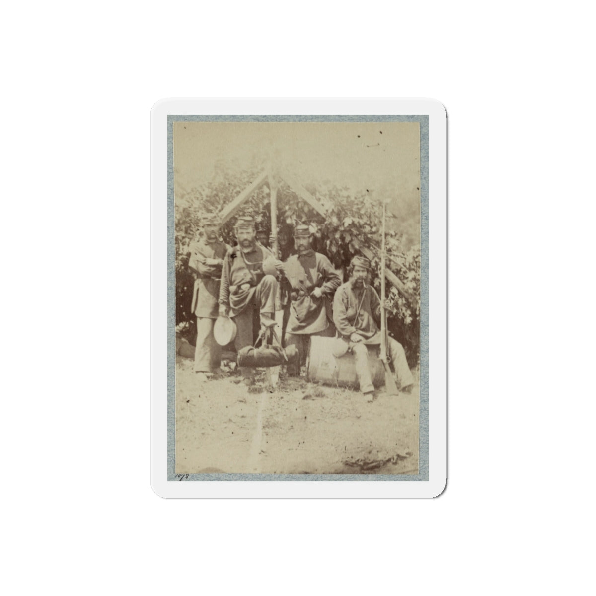 2d Rhode Island Infantry 035 (U.S. Civil War) Refrigerator Magnet-6" × 6"-The Sticker Space