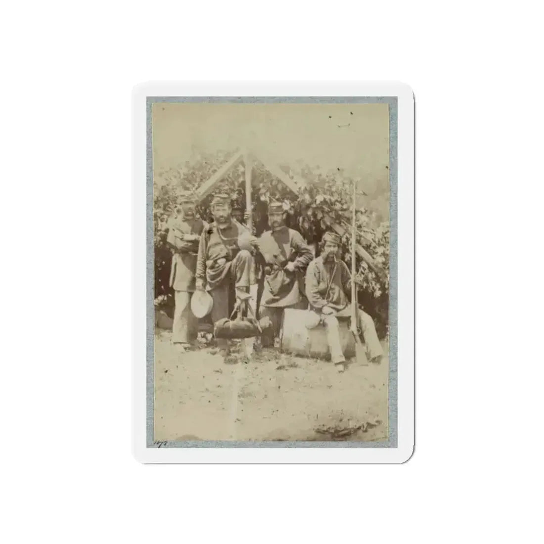 2d Rhode Island Infantry 035 (U.S. Civil War) Refrigerator Magnet 3 Inch Die-Cut - The Sticker Space