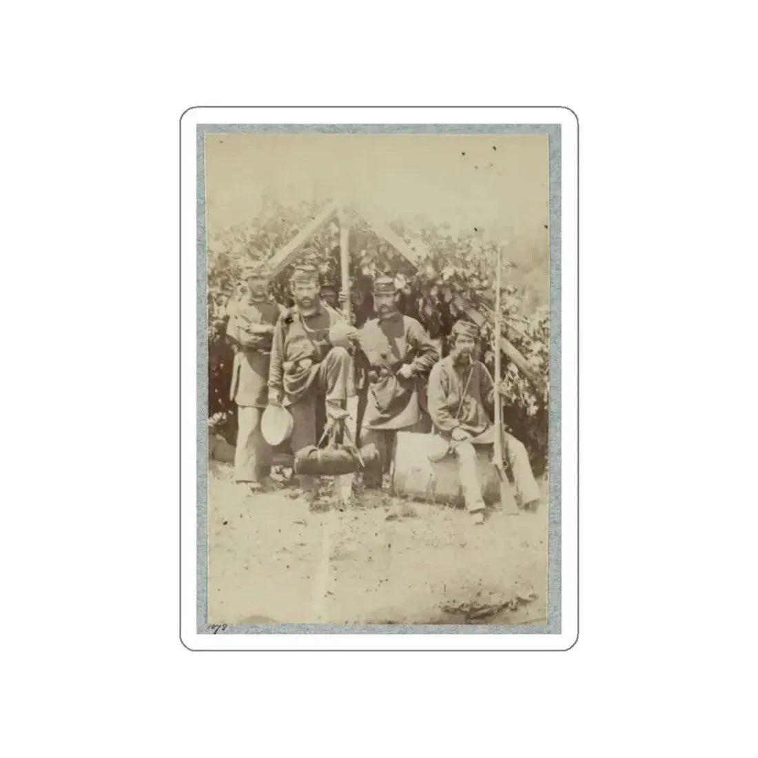 2d Rhode Island Infantry 035 (U.S. Civil War) STICKER Vinyl Die-Cut Decal White Die-Cut 4 Inch - The Sticker Space