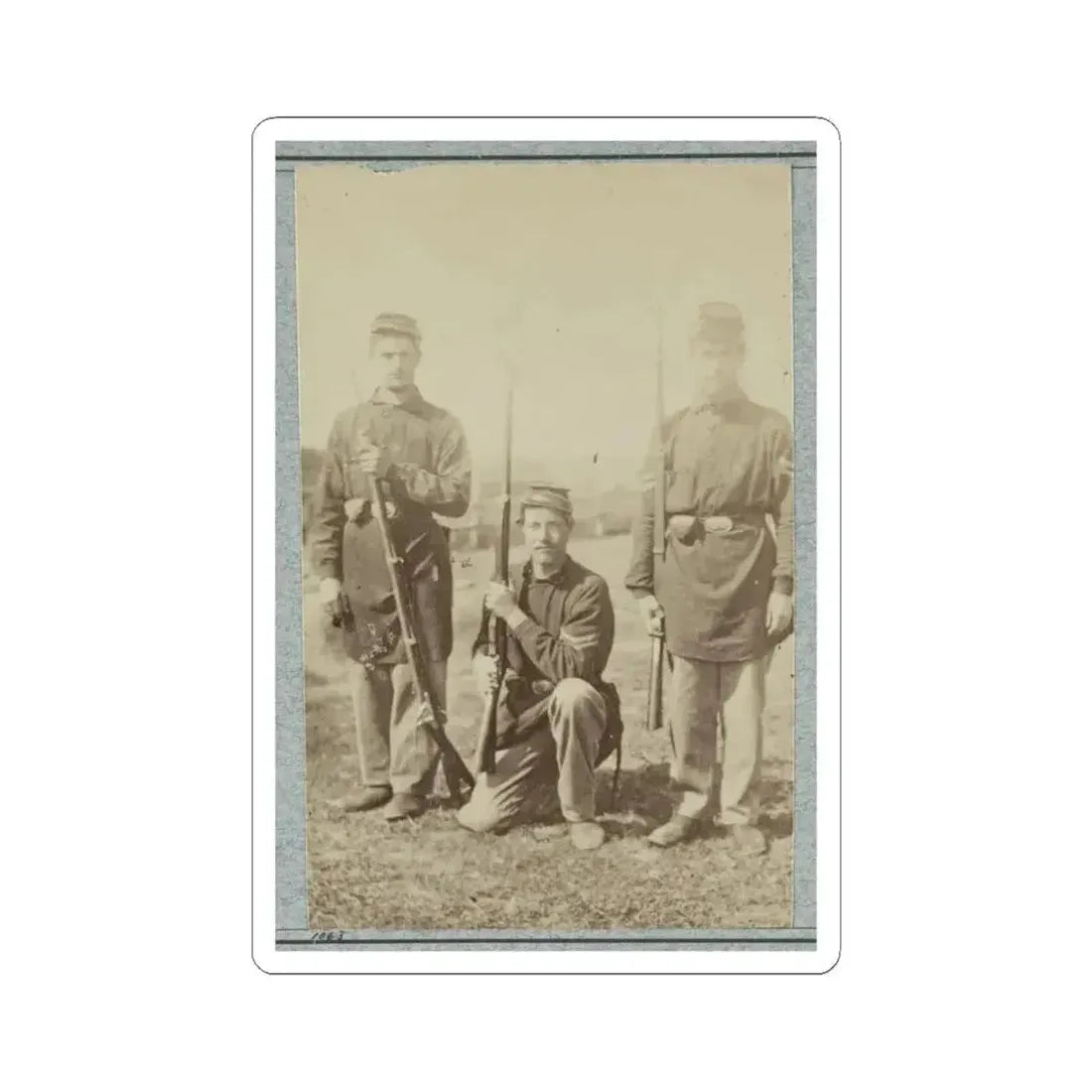 2D Rhode Island Infantry 037 (U.S. Civil War) STICKER Vinyl Kiss-Cut Decal 4 Inch White - The Sticker Space