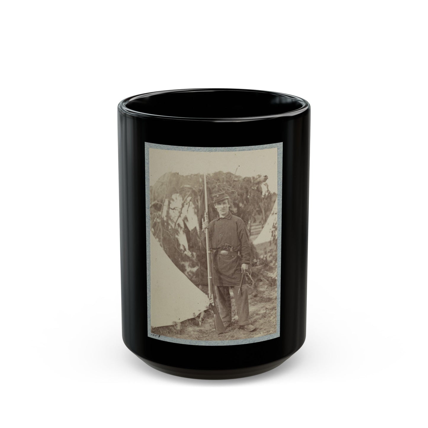 2d Rhode Island Infantry 039 (U.S. Civil War) Black Coffee Mug-15oz-The Sticker Space