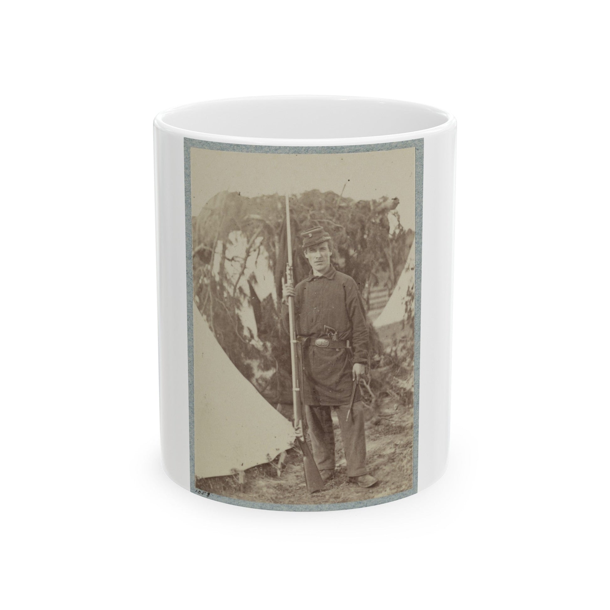 2d Rhode Island Infantry 039 (U.S. Civil War) White Coffee Mug-11oz-The Sticker Space