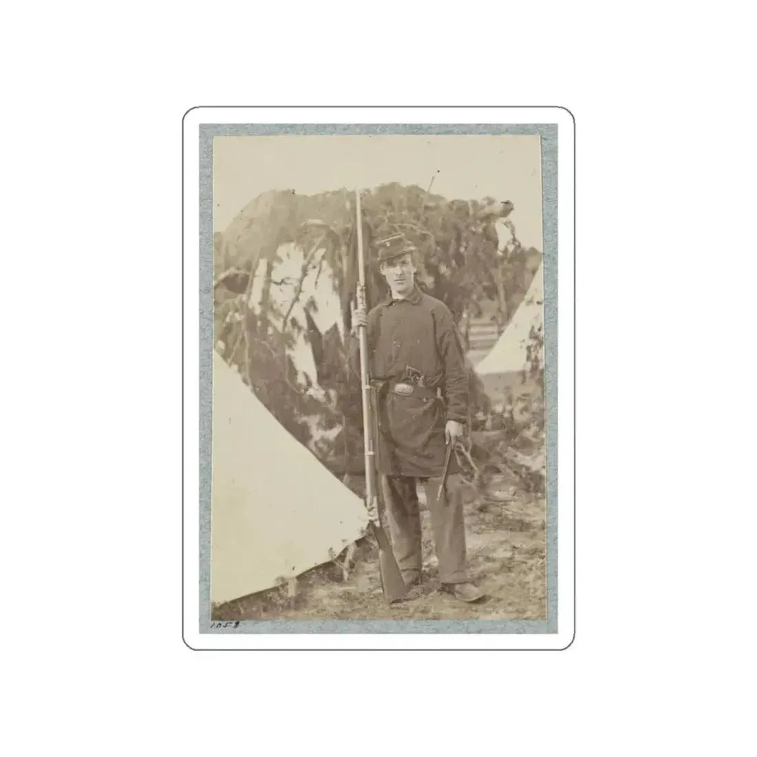 2d Rhode Island Infantry 039 (U.S. Civil War) STICKER Vinyl Die-Cut Decal White Die-Cut 6 Inch - The Sticker Space