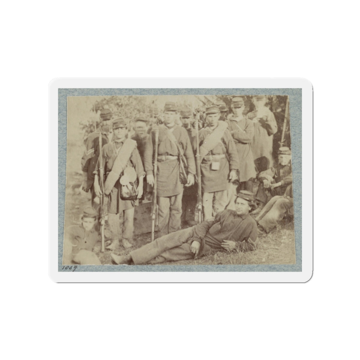 2d Rhode Island Infantry 040 (U.S. Civil War) Refrigerator Magnet-2" x 2"-The Sticker Space