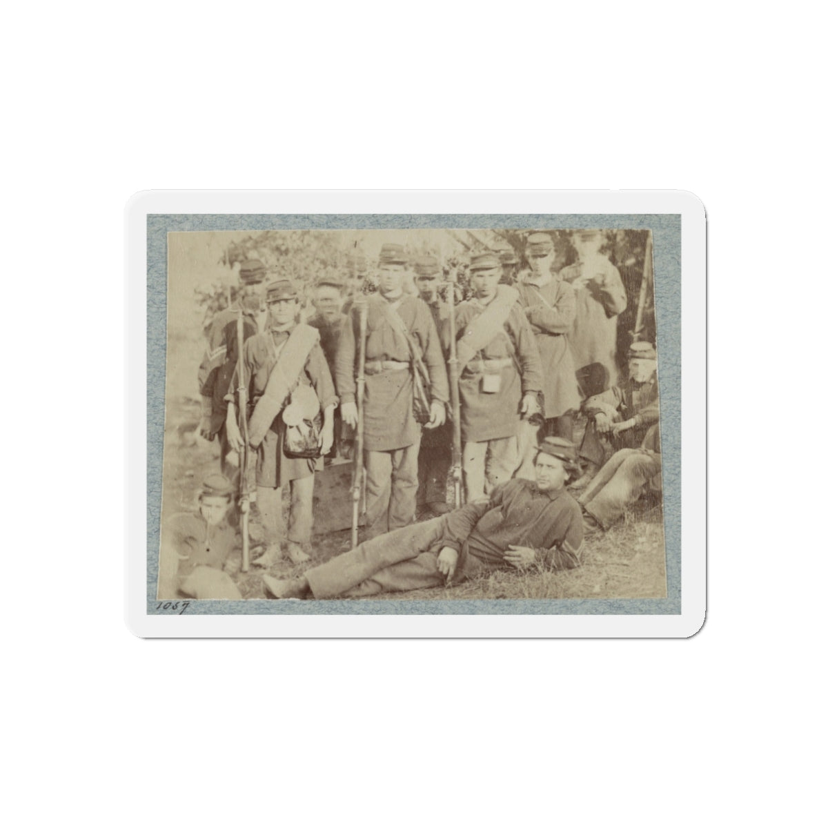 2d Rhode Island Infantry 040 (U.S. Civil War) Refrigerator Magnet-3" x 3"-The Sticker Space