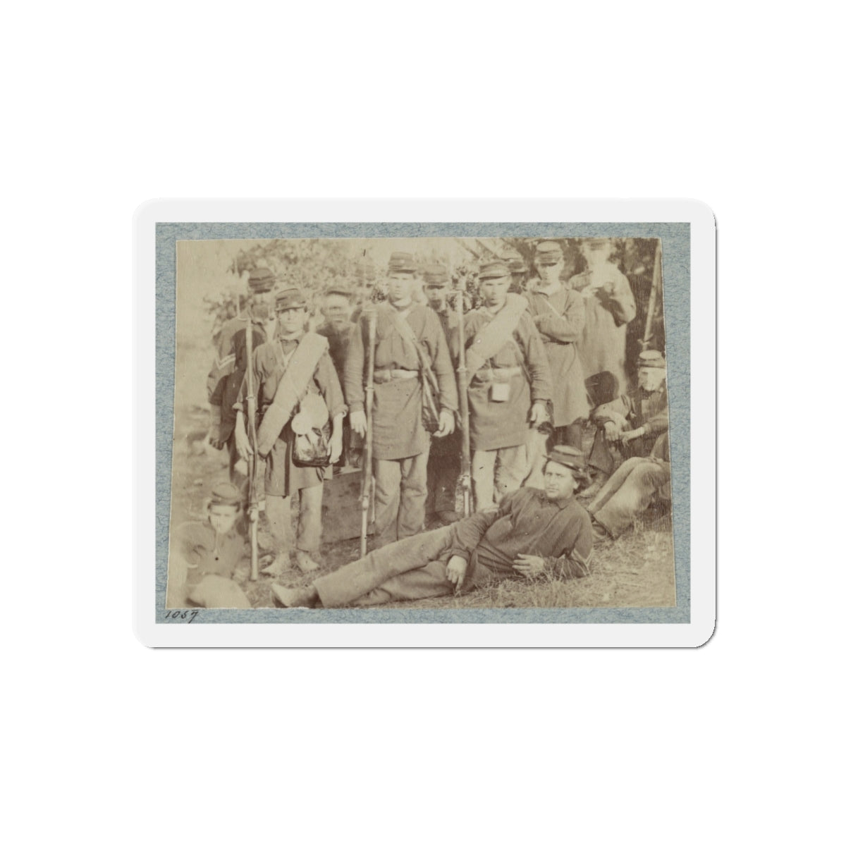 2d Rhode Island Infantry 040 (U.S. Civil War) Refrigerator Magnet-4" x 4"-The Sticker Space