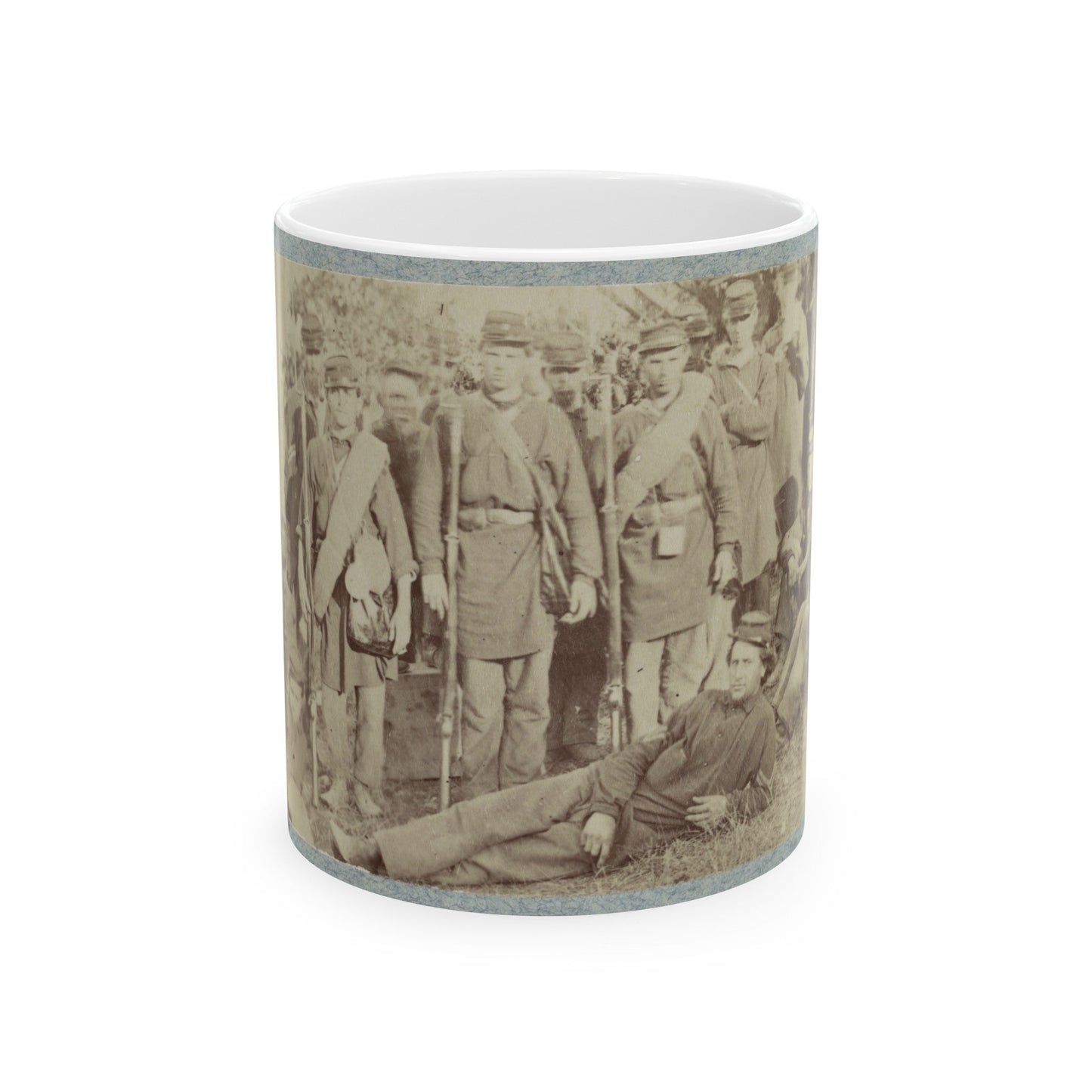 2d Rhode Island Infantry 040 (U.S. Civil War) White Coffee Mug-11oz-The Sticker Space