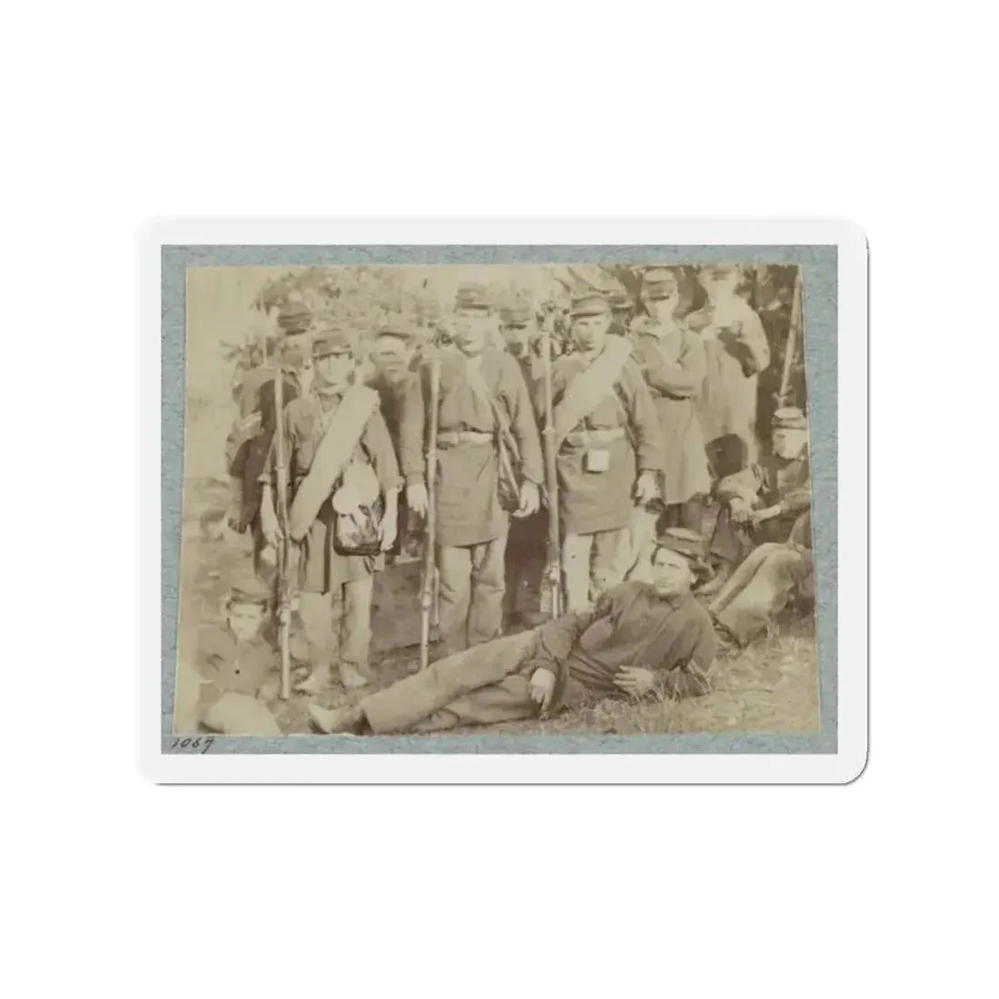 2d Rhode Island Infantry 040 (U.S. Civil War) Refrigerator Magnet 2 Inch Die-Cut - The Sticker Space