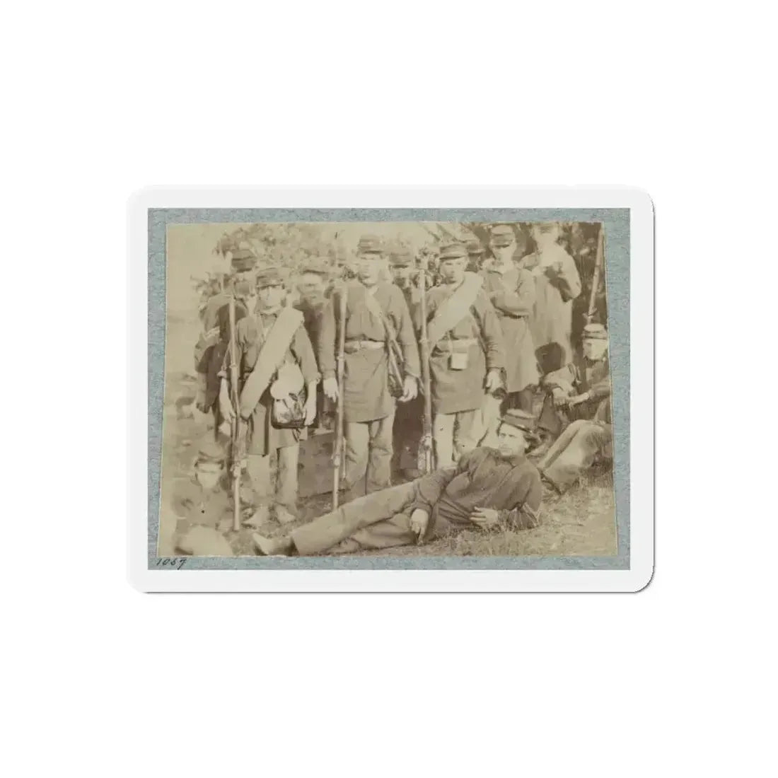 2d Rhode Island Infantry 040 (U.S. Civil War) Refrigerator Magnet 5 Inch Die-Cut - The Sticker Space