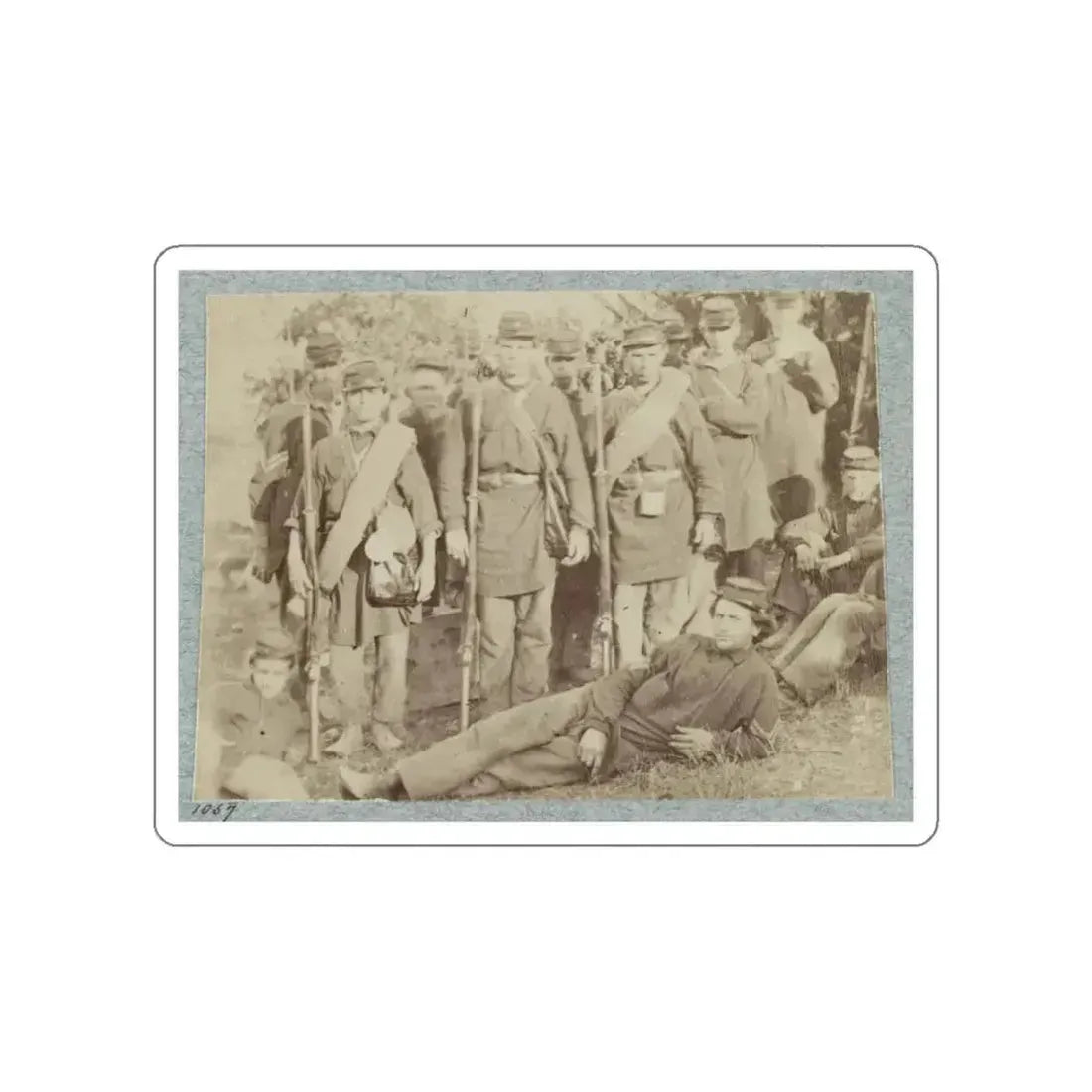 2d Rhode Island Infantry 040 (U.S. Civil War) STICKER Vinyl Die-Cut Decal White Die-Cut 3 Inch - The Sticker Space