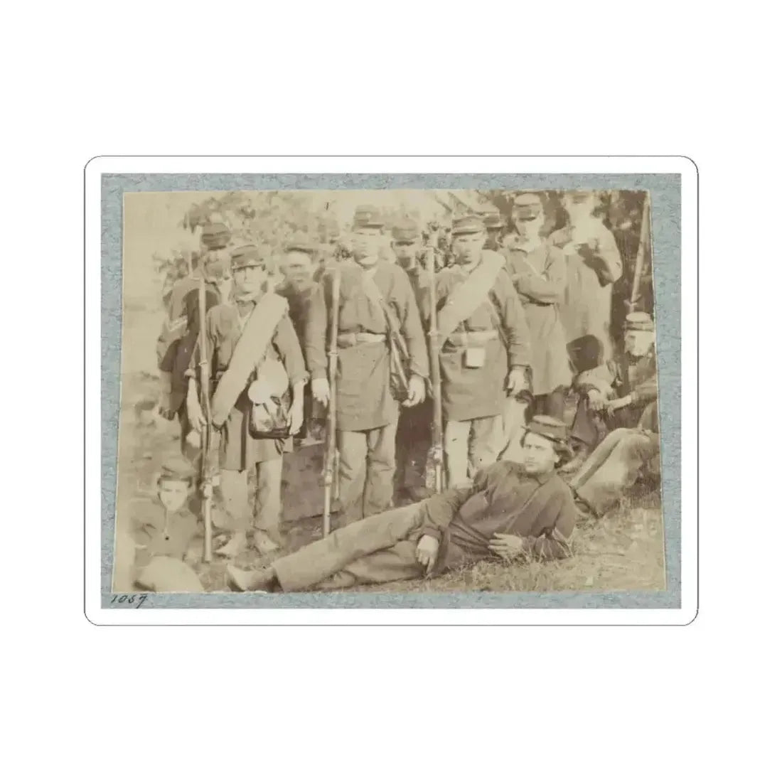 2D Rhode Island Infantry 040 (U.S. Civil War) STICKER Vinyl Kiss-Cut Decal 3 Inch White - The Sticker Space