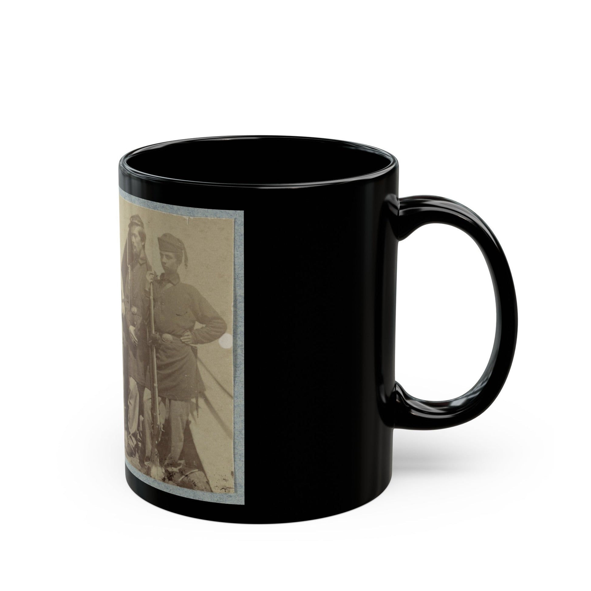 2d Rhode Island Infantry (U.S. Civil War) Black Coffee Mug-The Sticker Space