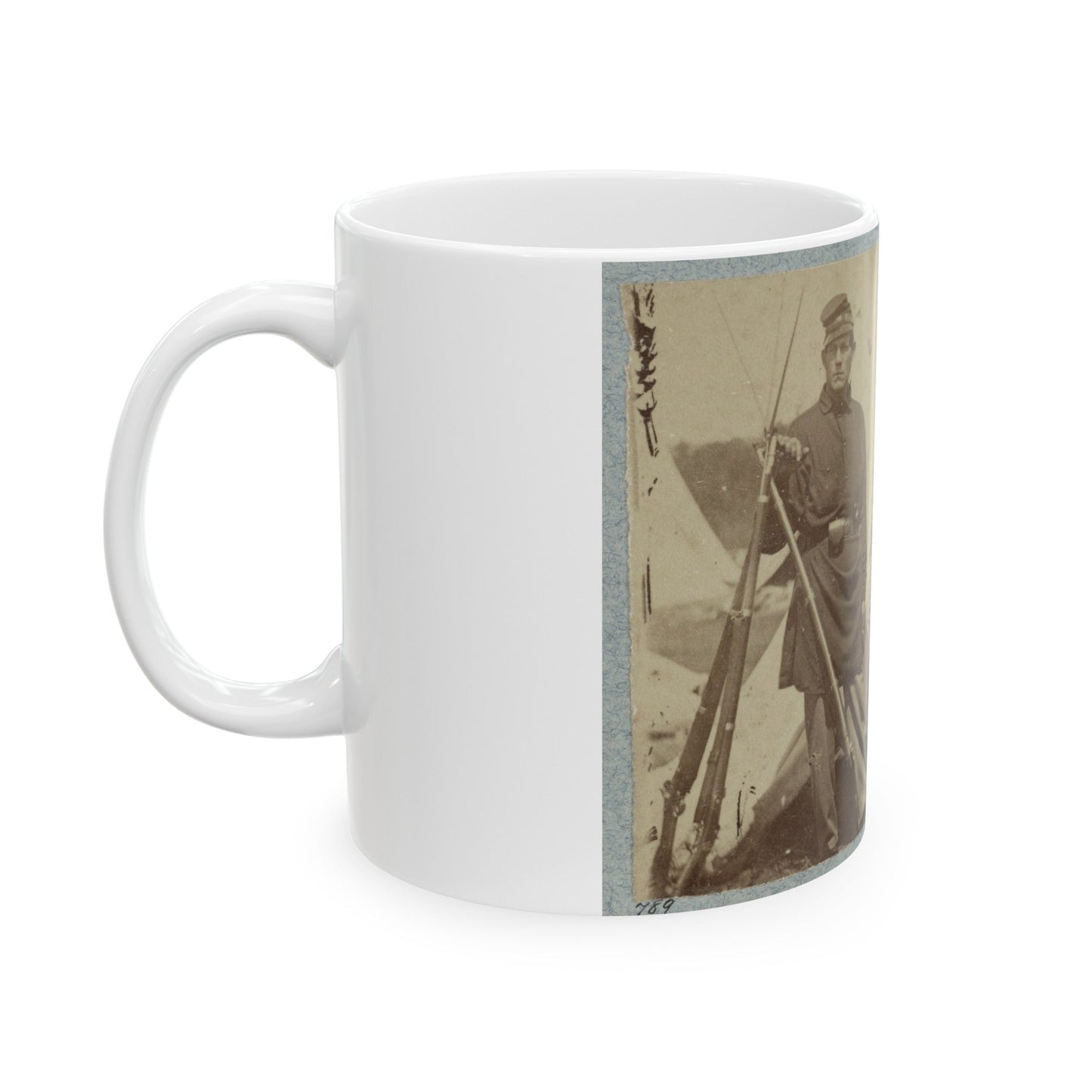 2d Rhode Island Infantry (U.S. Civil War) White Coffee Mug-The Sticker Space