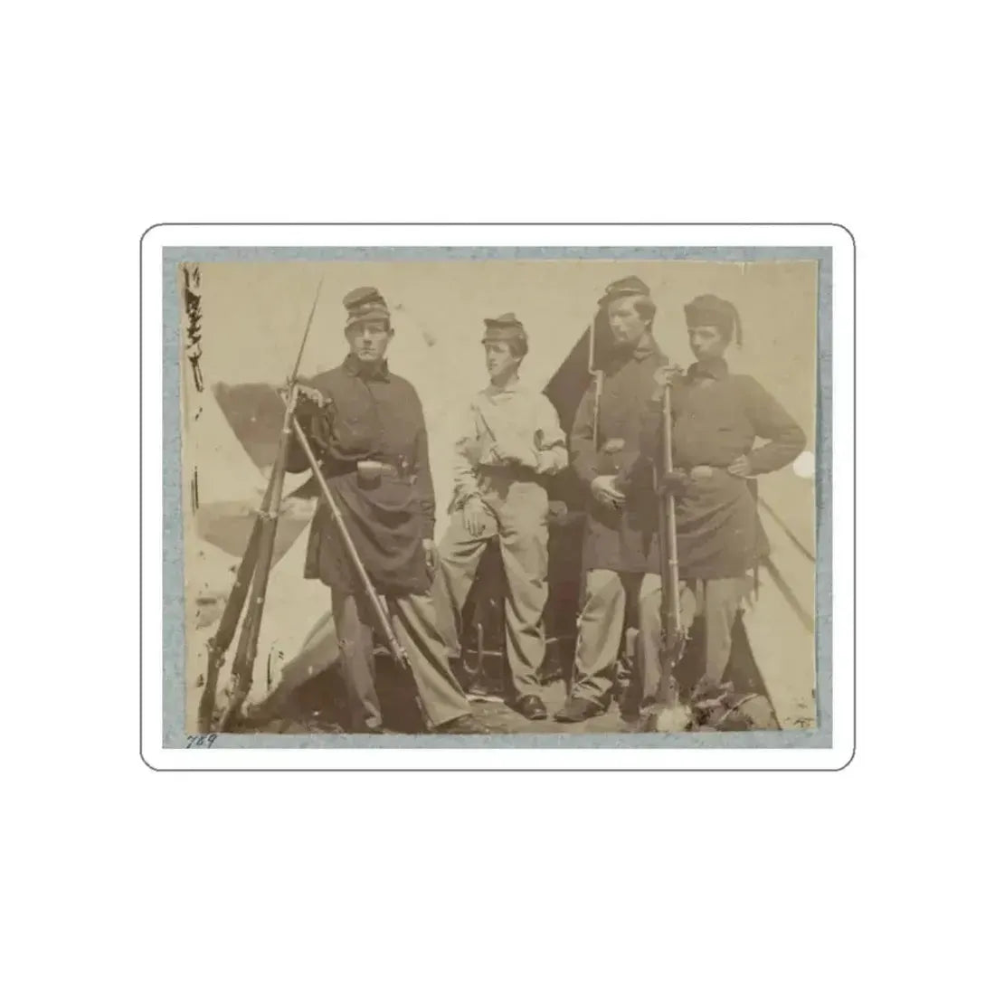 2d Rhode Island Infantry (U.S. Civil War) STICKER Vinyl Die-Cut Decal White Die-Cut 2 Inch - The Sticker Space