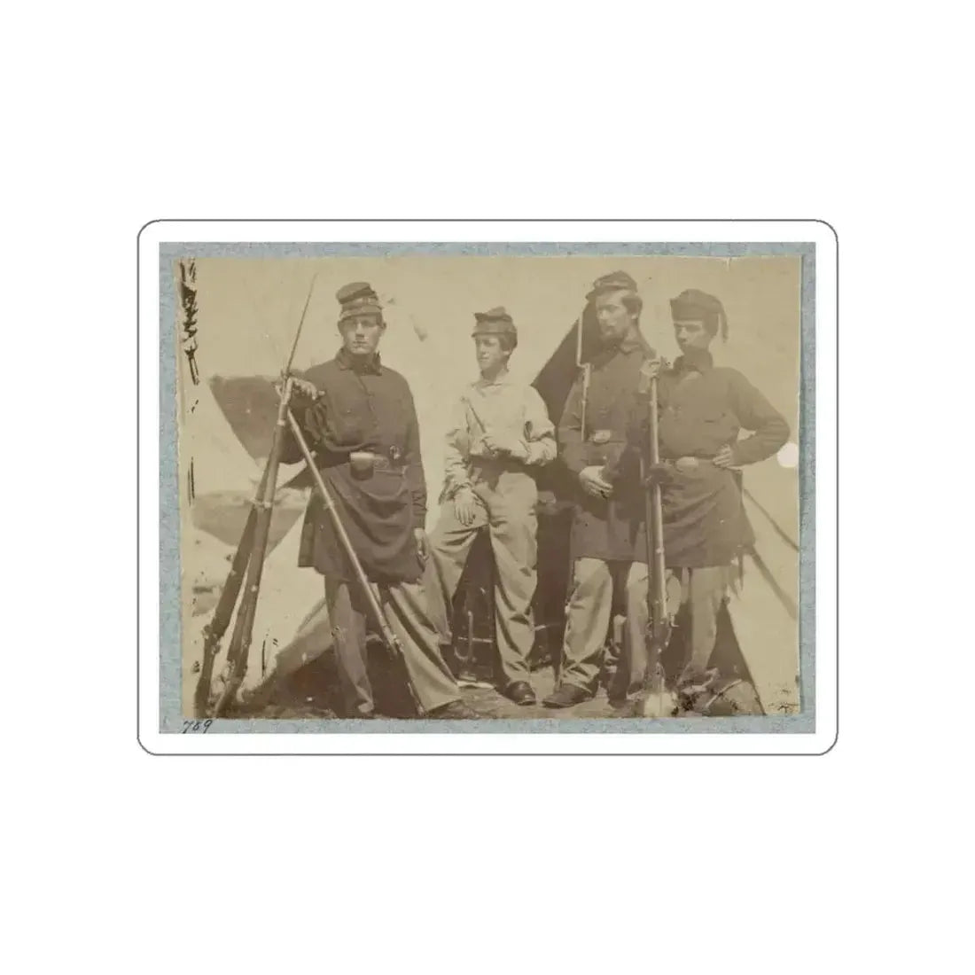 2d Rhode Island Infantry (U.S. Civil War) STICKER Vinyl Die-Cut Decal White Die-Cut 6 Inch - The Sticker Space