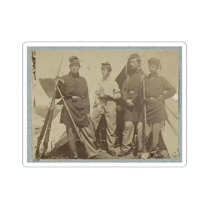 2D Rhode Island Infantry (U.S. Civil War) STICKER Vinyl Kiss-Cut Decal 4 Inch White - The Sticker Space