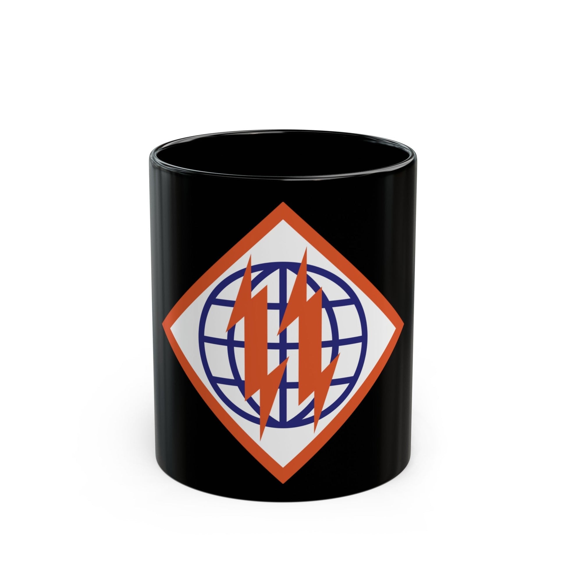 2d Signal Brigade (U.S. Army) Black Coffee Mug-11oz-The Sticker Space