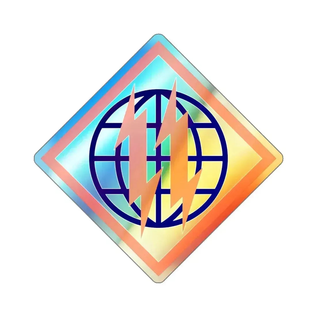 2d Signal Brigade (U.S. Army) Holographic STICKER Die-Cut Vinyl Decal 4 Inch Holographic - The Sticker Space