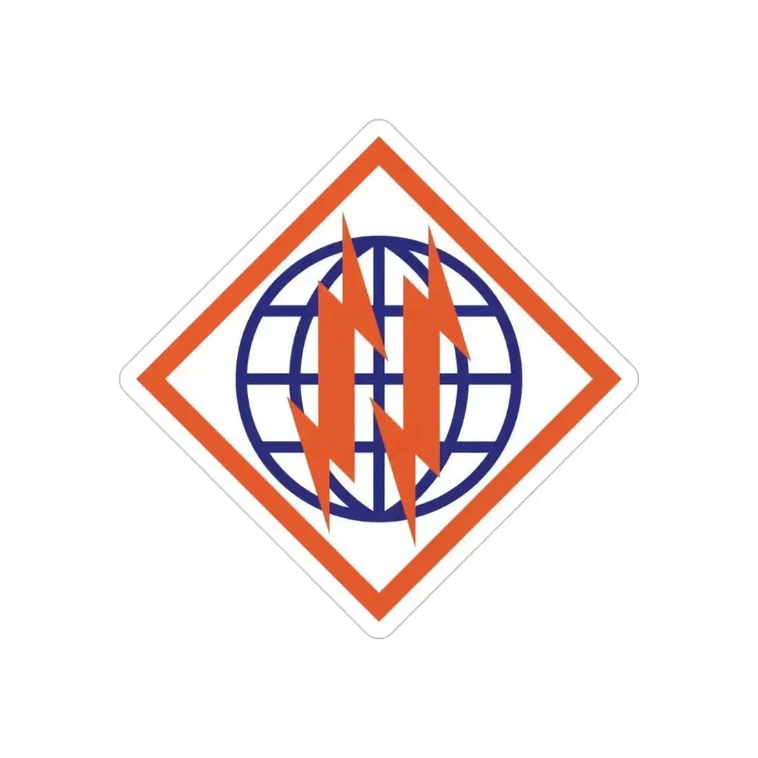 2d Signal Brigade (U.S. Army) REVERSE PRINT Transparent Die-Cut STICKER 6 Inch Die-Cut Transparent - The Sticker Space