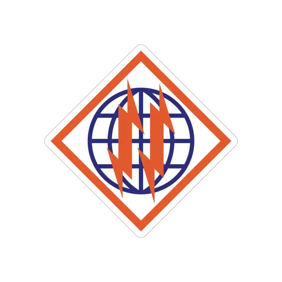 2d Signal Brigade (U.S. Army) REVERSE PRINT Transparent Die-Cut STICKER - The Sticker Space