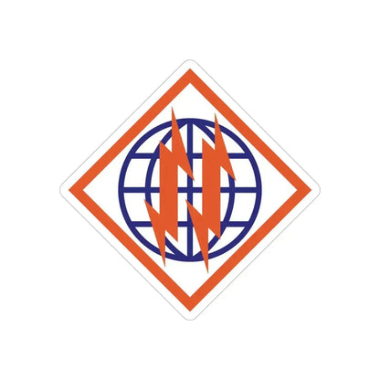 2d Signal Brigade (U.S. Army) REVERSE PRINT Transparent Die-Cut STICKER - The Sticker Space