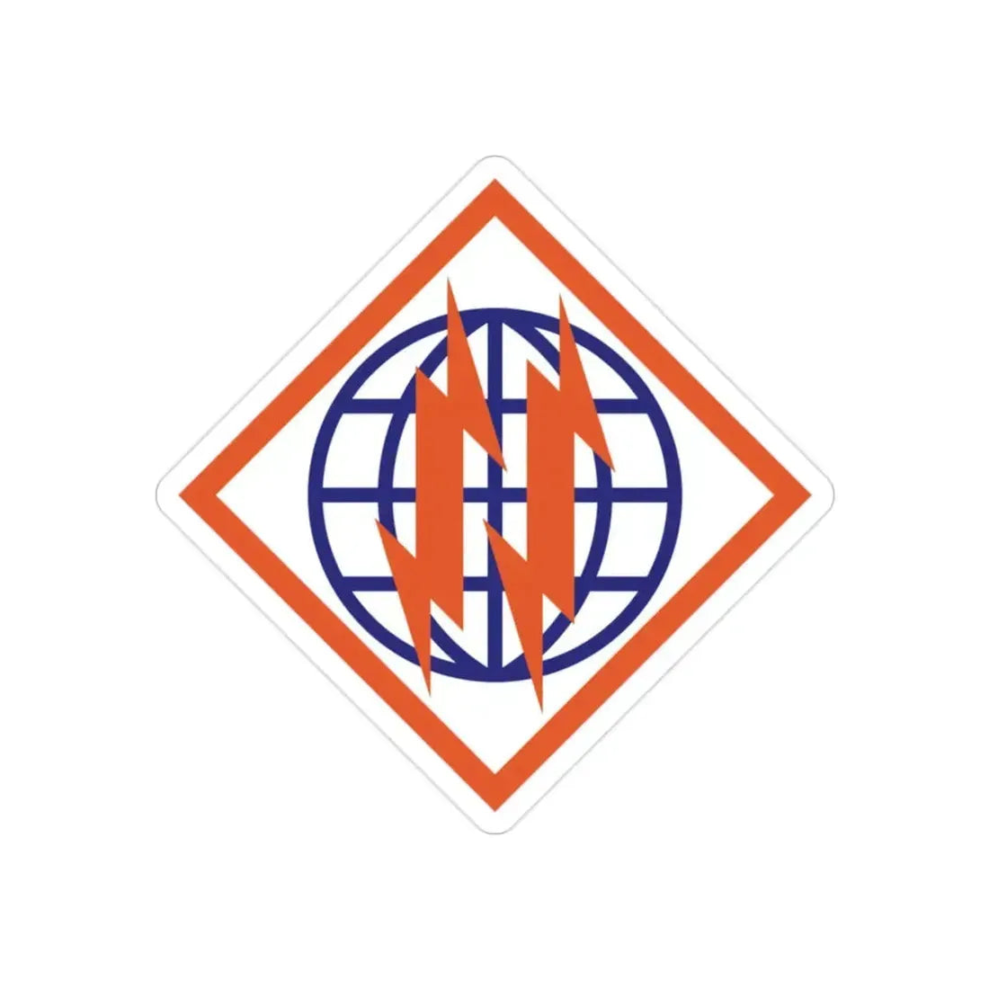 2d Signal Brigade (U.S. Army) REVERSE PRINT Transparent Die-Cut STICKER - The Sticker Space