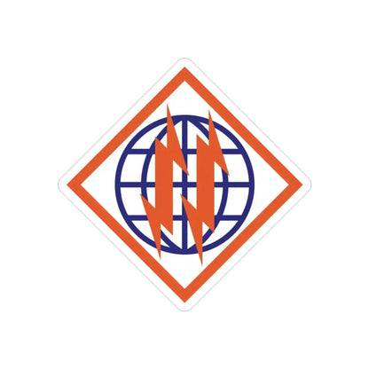 2d Signal Brigade (U.S. Army) REVERSE PRINT Transparent Die-Cut STICKER - The Sticker Space