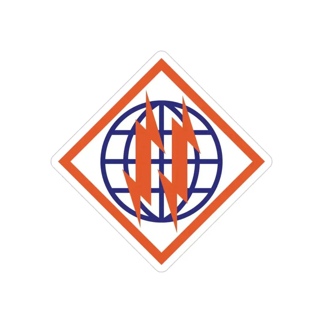 2d Signal Brigade (U.S. Army) REVERSE PRINT Transparent Die-Cut STICKER - The Sticker Space