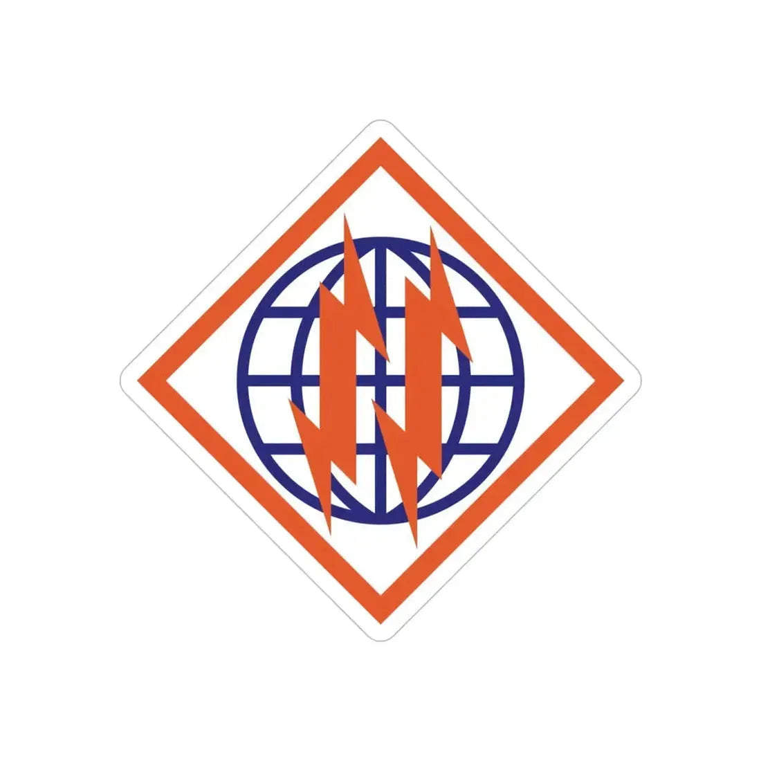 2d Signal Brigade (U.S. Army) REVERSE PRINT Transparent Die-Cut STICKER - The Sticker Space