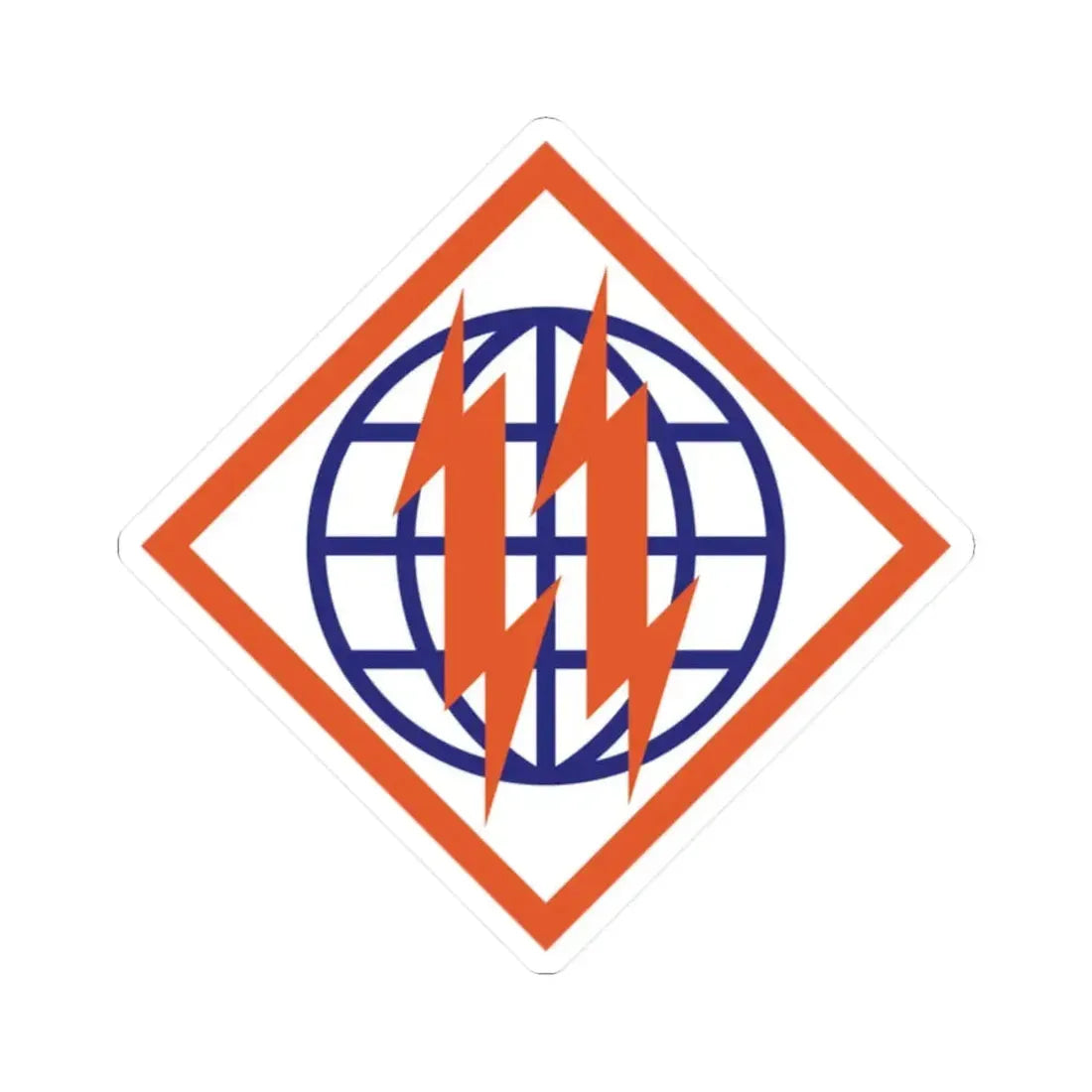 2d Signal Brigade (U.S. Army) STICKER Vinyl Kiss-Cut Decal 2 Inch White - The Sticker Space