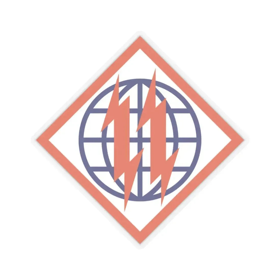 2d Signal Brigade (U.S. Army) STICKER Vinyl Kiss-Cut Decal 3 Inch Transparent - The Sticker Space