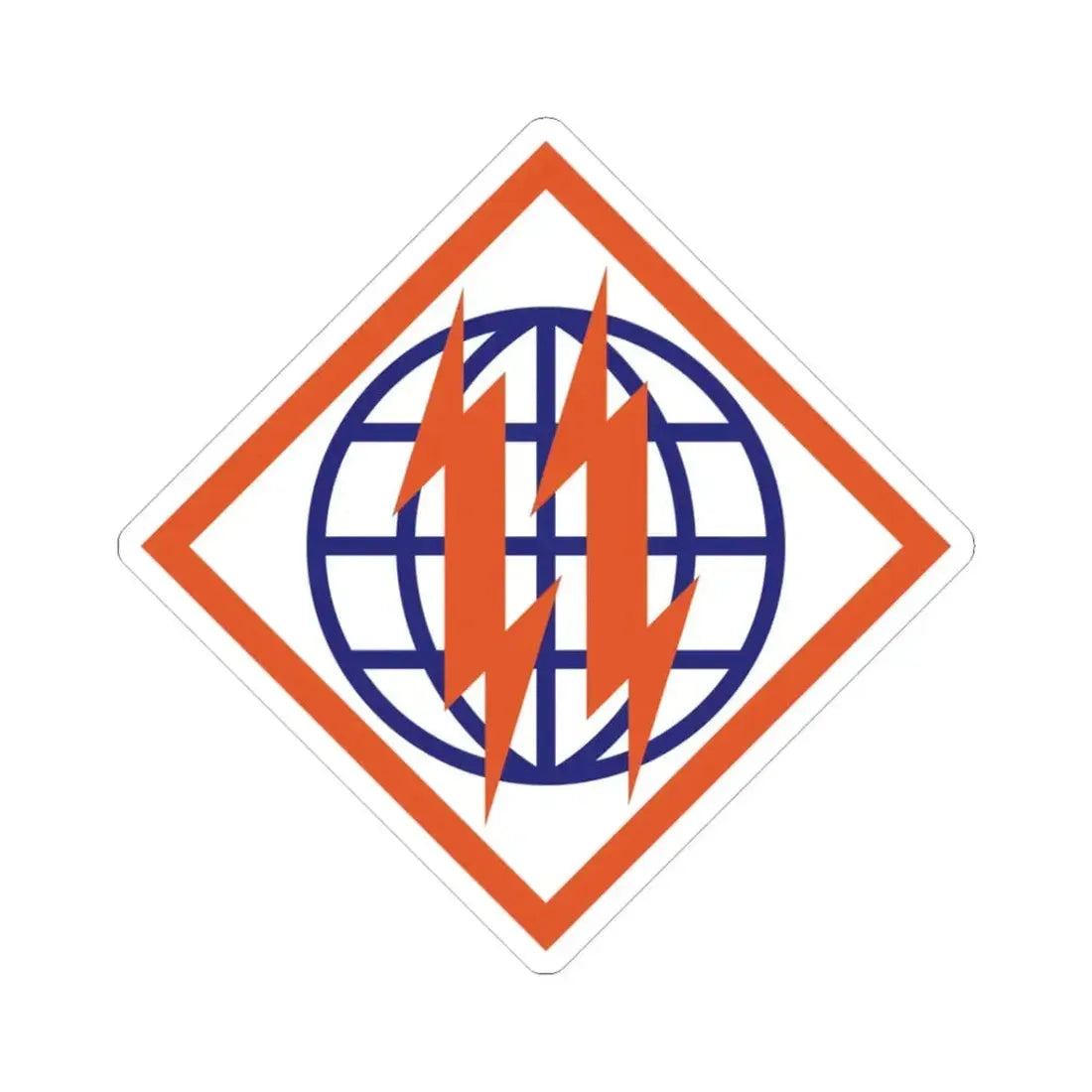 2d Signal Brigade (U.S. Army) STICKER Vinyl Kiss-Cut Decal 3 Inch White - The Sticker Space