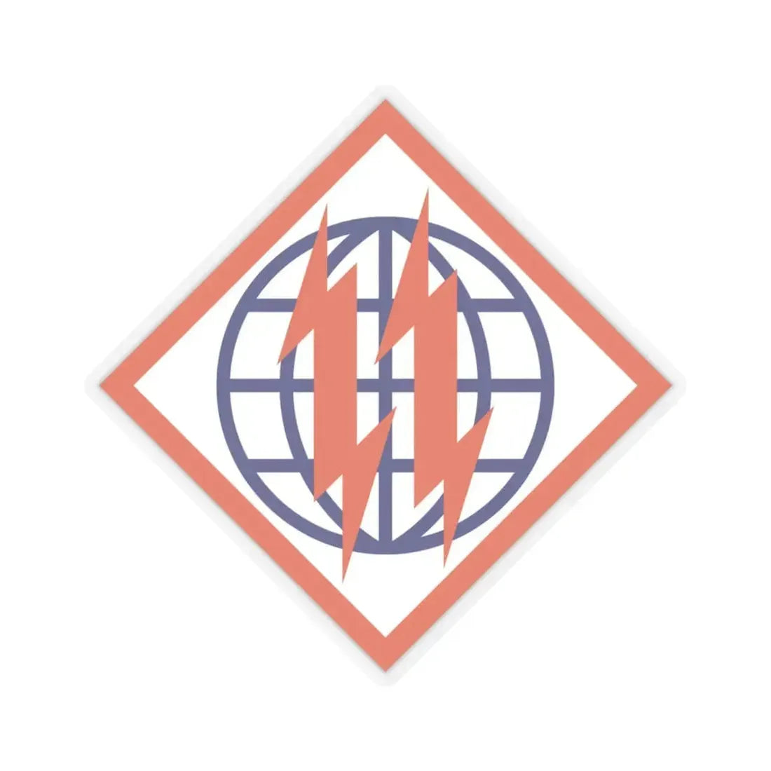 2d Signal Brigade (U.S. Army) STICKER Vinyl Kiss-Cut Decal 4 Inch Transparent - The Sticker Space