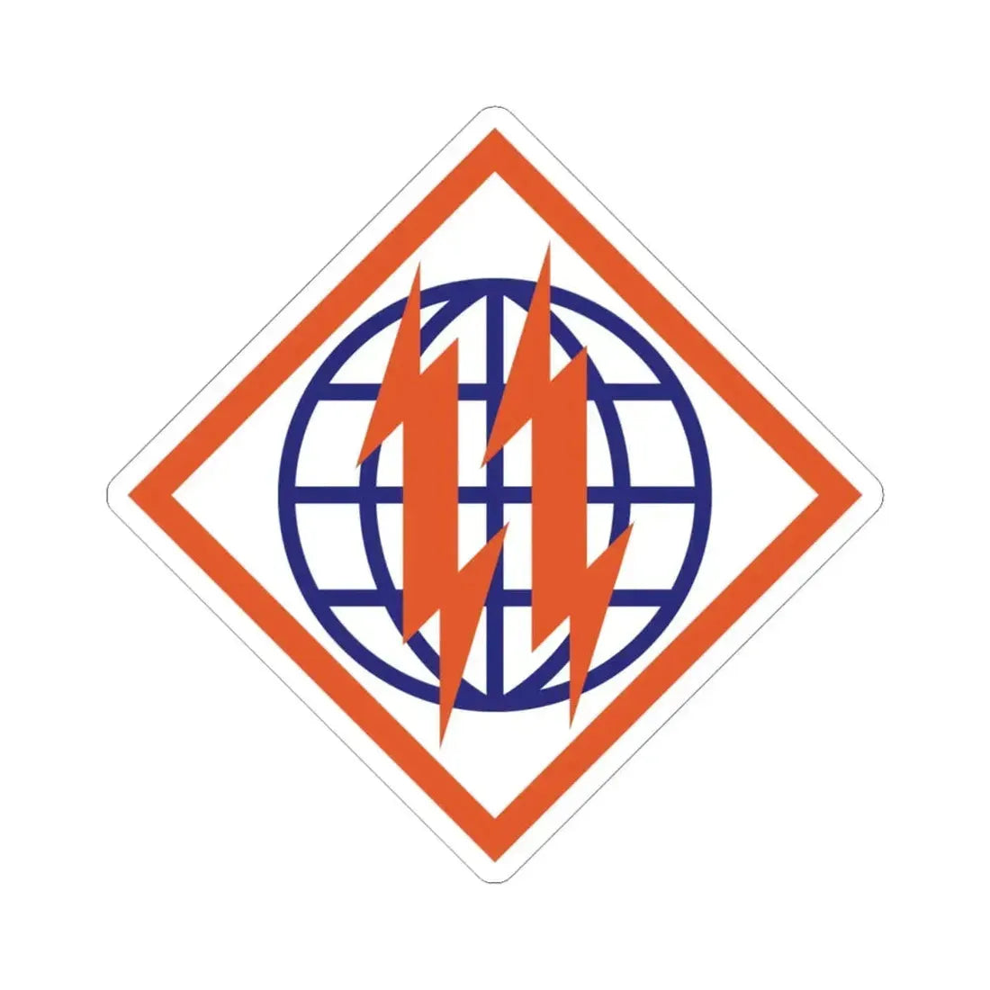 2d Signal Brigade (U.S. Army) STICKER Vinyl Kiss-Cut Decal 4 Inch White - The Sticker Space