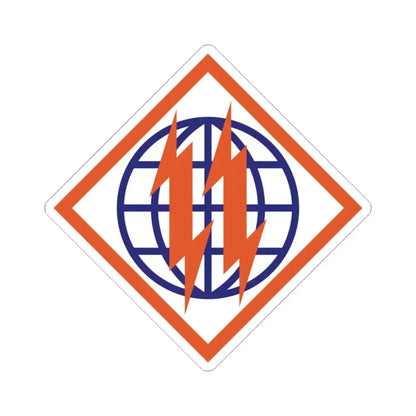 2d Signal Brigade (U.S. Army) STICKER Vinyl Kiss-Cut Decal 4 Inch White - The Sticker Space
